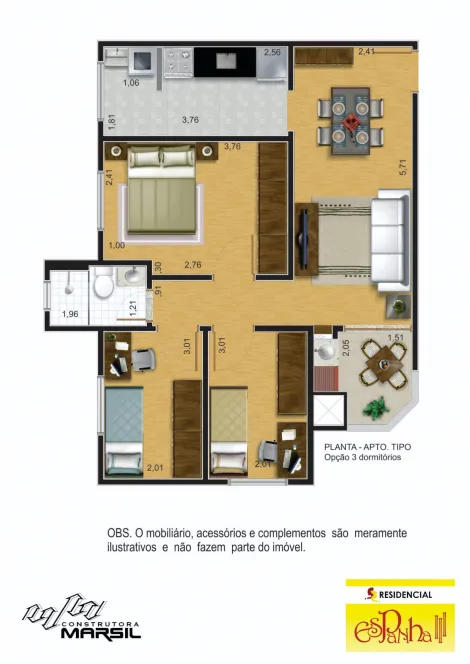 Alugar Apartamentos / Padrão em Mogi das Cruzes R$ 3.000,00 - Foto 4